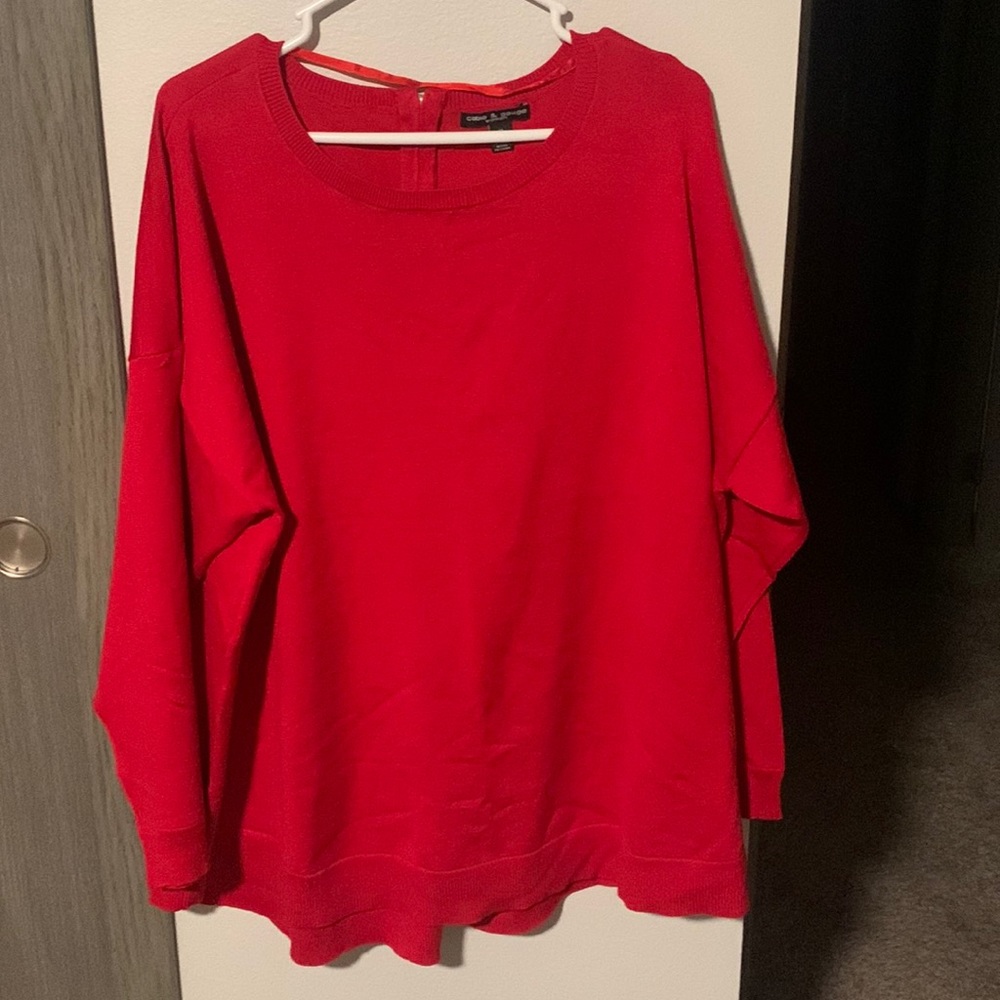 Cable and Gauge 3X sweater